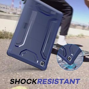 Hai lớp Trường hợp đối với Samsung Galaxy Tab <span class=keywords><strong>A7</strong></span> 10.4 2020 bảo vệ toàn thân với được xây dựng trong bảo vệ màn hình chân đế gồ ghề - Product Image 4