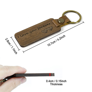 Porte-Clés Personnalisable en Bois pour Sublimation – Cadeau Fête des Mères, Accessoires Mignons, Logo - Product Image 3
