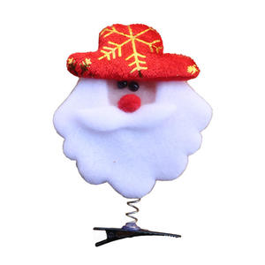 Cute Christmas Santa Snowman Hairpin Girls' Hair Accessories With <b>Bow</b> Jewelry for Hair Decoration Festive Seasons - Product Image 5