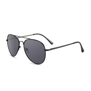 Lunettes de soleil aviateur en métal pour homme Conchen, protection UV400, monture noire, verres PC, pour la pêche, les voyages, la conduite, la mode - Product Image 5