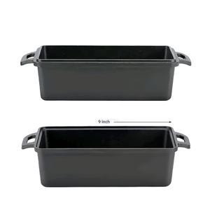 Molde para pan <span class=keywords><strong>de</strong></span> <span class=keywords><strong>hierro</strong></span> fundido con tapa-2 en 1 moldes para pan para hornear pan <span class=keywords><strong>de</strong></span> masa fermentada casero Juego <span class=keywords><strong>de</strong></span> moldes para pan <span class=keywords><strong>de</strong></span> <span class=keywords><strong>hierro</strong></span> fundido - Product Image 2
