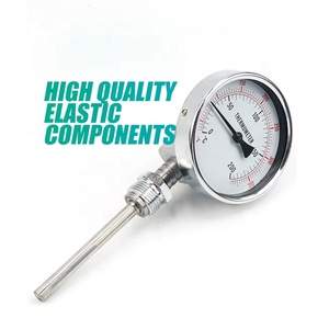 <span class=keywords><strong>Termómetro</strong></span> Industrial Radial Bimetálico de Alta Temperatura WSS-411 para Calderas de Aceite, Agua, Vapor y Tuberías OEM ODM - Product Image 2