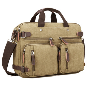 <span class=keywords><strong>Mochila</strong></span> de Lona Grande Convertible Vintage con Logotipo Personalizado, Bolso de Hombro de Moda para <span class=keywords><strong>Hombre</strong></span>, Maletín de Ocio para Portátil, para el Verano - Product Image 6