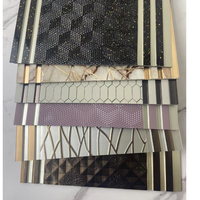 Panneaux muraux de décoration intérieure de luxe PS Panneau mural cannelé en polystyrène matière plastique Panneaux muraux de design intérieur