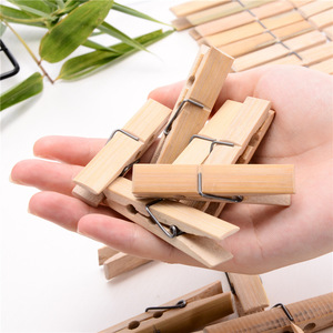 Clothespins Wooden Drying Clips 20 Pack Eco Friendly Household Use Rectangle Shape - Product Image 3