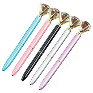 Manufacturer Wholesale Metal Diamond <b>Pen</b> High Quality Luxury <b>Ballpoint</b> <b>Pen</b> Accepted Customized Logo - Product Image 1