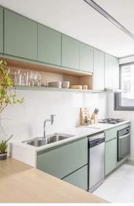 Niche série d'armoires rétro, s'adapte à plusieurs espaces, appareils encastrés, armoires complètes, pour cuisines ouvertes, cuisine insulaire - Product Image 5