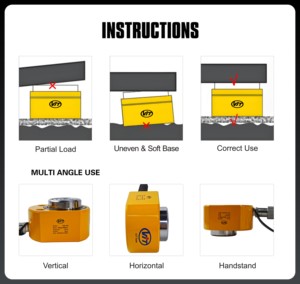 Servicio OEM: Cilindro Hidráulico Ultrafino RSM-500 de 50T, Gato Hidráulico de Baja Altura de Acción Simple con Servicios de Ensamblaje Personalizados - Product Image 2