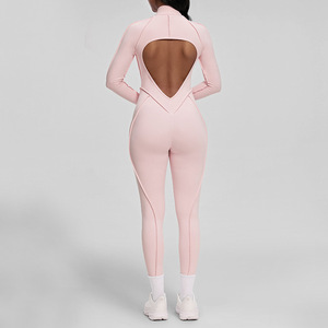 <span class=keywords><strong>Tuta</strong></span> Aderente da Donna Traspirante per Palestra, Pilates, Corsa e Yoga, Taglia Personalizzabile <span class=keywords><strong>con</strong></span> <span class=keywords><strong>Vita</strong></span> Elastica - Product Image 2