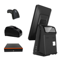 Terminal Punto de Venta Inteligente con Wifi, Pantalla Táctil Dual, Sistema POS Todo en Uno