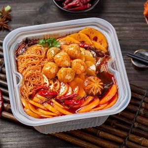 Laweike Mini <span class=keywords><strong>Hot</strong></span> <span class=keywords><strong>Pot</strong></span> <span class=keywords><strong>Chongqing</strong></span> Auton chauffant, saveur authentique, portable, instantané, pour une personne, avec accompagnements variés - Product Image 4