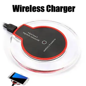 Mini K9 Quick Universal Micro USB Port Mini Super Home Wireless Charger 5W Desktop Round With LED Light For Mobile Phone