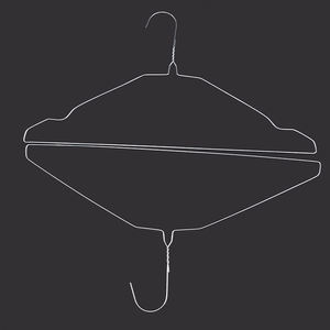 Offre Spéciale cintres en fil d'acier robustes personnalisés cintres de blanchisserie en métal peu encombrants pour garde-robe magasin de vêtements salle de bain - Product Image 3