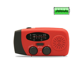 Linterna Portátil Multifuncional de Emergencia MC HM-071 con Manivela, Recargable Solar, <span class=keywords><strong>Radio</strong></span> AM/FM Meteorológica, >5000mAh - Product Image 2