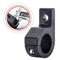 2 Soportes para Barra de Luz LED de 1.2/1/0.75 Pulgadas, Soporte Horizontal Redondo para Barra de Luz LED 4X4