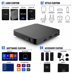 OEM ODM Personalizado Amlogic S905X5M Android 14 TV Box 4K AV1 AI-SR WiFi6 BT5.2 USB3.0 Reproductor Multimedia Inteligente - Product Image 3