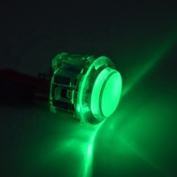 Botón Pulsador LED a Todo Color de 30 mm con Interruptor Integrado de 5V para Juegos de Arcade, Joystick, Mame, Jamma, Raspberry PI2