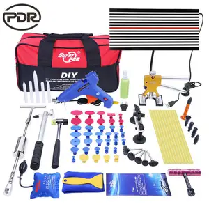 PDR כלים רכב דנט להסיר 21pcs לתקן שקופיות האמר דנט חולץ ציוד אחר רכב כלי עבור עבודת מוסך דנט תיקון