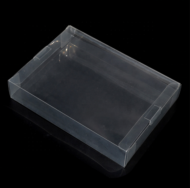 Clear Dustproof PET Plastic Box for Classic Retro Video Games Cartridge Protector Transparent Display Storage Cartons