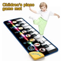 Educational Music Pad Portable Musical Instrument Electric Pedal Piano Keyboard Mat Musical Floor Mat for Kids