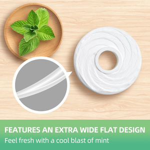 Fil dentaire en fibres de soie à la menthe de qualité supérieure, durable, végétalien, matériau biodégradable, emballage compostable pour une <span class=keywords><strong>planète</strong></span> plus <span class=keywords><strong>verte</strong></span> - Product Image 3
