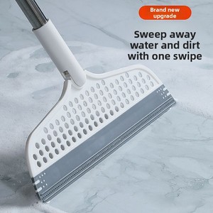 <span class=keywords><strong>Balai</strong></span> de nettoyage pour salle de bain à domicile, grattoir de sol 2 en 1 humide et sec pour balayer et nettoyer l'<span class=keywords><strong>eau</strong></span>, outil de douche à séchage rapide - Product Image 2