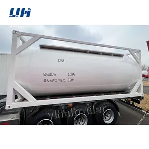YIHAI Brand 20ft 40ft Transport cement/oil/asphalt ISO Tanker tanker container