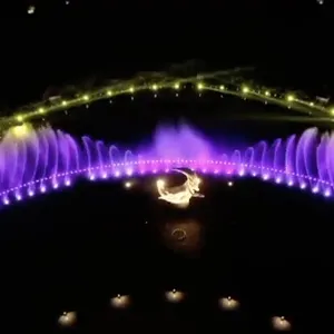 Warna Berubah Dragon Fountain Gambar Autocad Floating Air Mancur