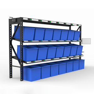 Цифровой сортировщик посылок PTL для логистики электронной коммерции с беспроводной системой Pick-to-Light для экспресс-сортировки и выдачи на стену - Product Image 2