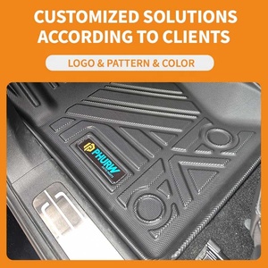 PHURW Vente à Chaud Tapis de Sol pour Voiture 4 Pièces Tapis Imperméable Facile à Nettoyer Tapis de Sol pour <span class=keywords><strong>VOLVO</strong></span> <span class=keywords><strong>XC</strong></span> <span class=keywords><strong>90</strong></span> 60 Série Complète - Product Image 2