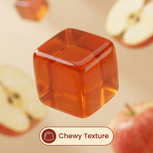 Appelazijn Gummies 1500mg per portie Ondersteunt de spijsvertering & darmgezondheid Veganistisch voor volwassenen 60 Gummies Voedingssupplement OEM/ODM - Product Image 4