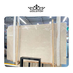 Goldtop Crema <span class=keywords><strong>Uno</strong></span> Marbre beige OEM/ODM avec petite veine blanche Style populaire pour villas Caractéristique étanche - Product Image 1