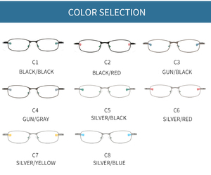 Monture de lunettes résistante <span class=keywords><strong>à</strong></span> la corrosion, monture de lunettes de sport, lunettes carrées pour homme, manchon antidérapant, monture de lunettes carrée en alliage - Product Image 3