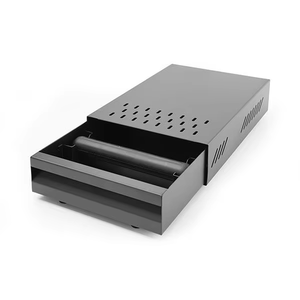 Accessoires à café en acier inoxydable de couleur noir/blanc/orange/rouge, boîte à déchets avec tiroir - Product Image 1