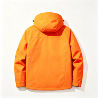 Veste à capuche 3-en-1 unisexe pour sports de plein air, OEM ODM, tissu et logo personnalisés, imperméable, coupe-vent, pour la randonnée, l'escalade, les voyages