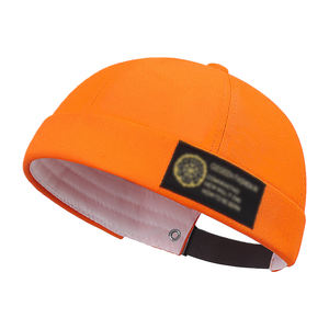 قبعة بدون حافة للخريف والشتاء، قبعات كوردوروي عتيقة، قبعة قصيرة على شكل قبة، قبعة بيسبول، قبعات هيب هوب بدون حافة - Product Image 3