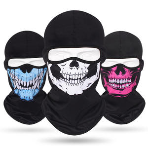 Maschera Balaclava Traspirante a Rete con <span class=keywords><strong>Teschio</strong></span> Fantasma per Ciclismo e Moto, Asciugatura Rapida, Copertura Completa del Viso - Product Image 4
