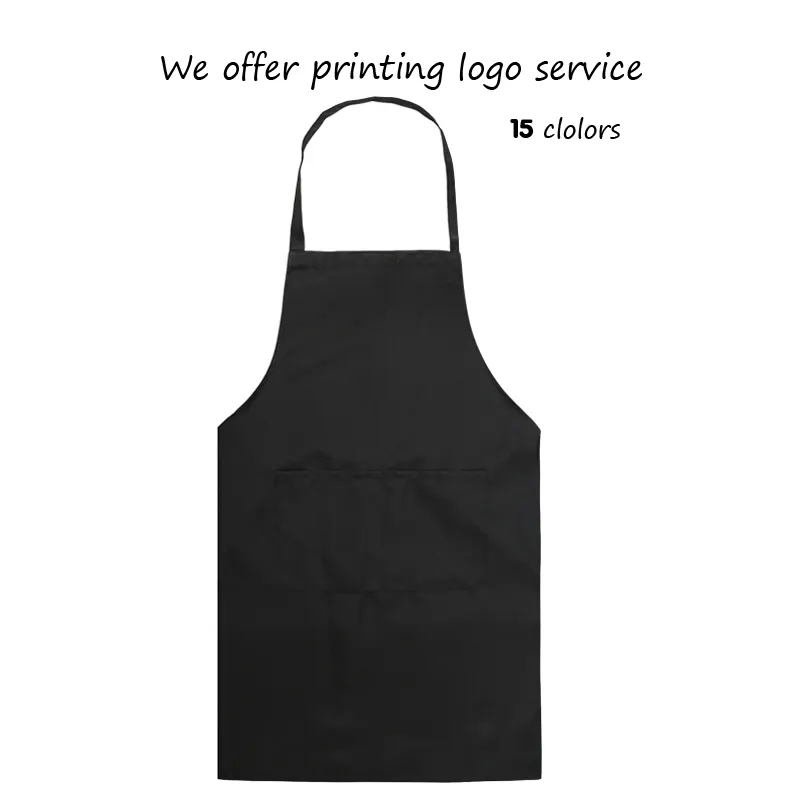 Korean Fashion Women Men Kitchen Cooking Chef Cleaning Restaurant Waitress Apron Custom Print Logo Gift Aprons Wholesale