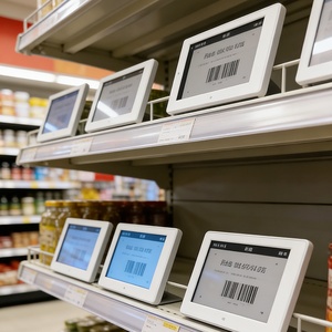 Étiquettes de rayon électroniques E-ink personnalisables, étiquettes de prix intelligentes, réutilisables, colorées, étiquettes de rayon numériques <span class=keywords><strong>ESL</strong></span> - Product Image 4