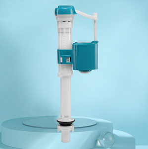 批发塑料双冲水马桶水箱配件冲洗阀和注水阀 - Product Image 2