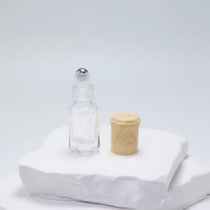 Botella de Cristal Octogonal de 3 ml con Rodillo para Aceites Esenciales, Botella con Bola de Rodillo de Piedras Preciosas - Product Image 5