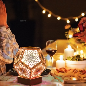 Lampadaire étoile polaire coloré 3D ciel étoilé Projection creux veilleuse bohème lampe pour la maison jardin cadeau décoratif - Product Image 6