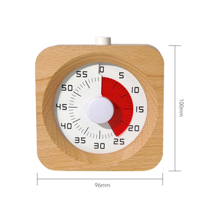 Cadeau promotionnel : Cube Pomodoro pour enfants, minuteur visuel portable en bois pour l'étude, la productivité, la cuisine, compte à rebours de 60 minutes - Product Image 4