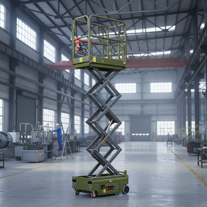 Plateforme élévatrice à ciseaux automotrice 1000 kg, 14 m, 18 m, élévateur portable pour entrepôt, échafaudage pour rayonnage, OEM - Product Image 1