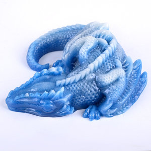 Nueva Escultura de Dragón de Resina Azul Decorativa, Artesanía Folclórica, para Regalos y Recuerdos - Product Image 6