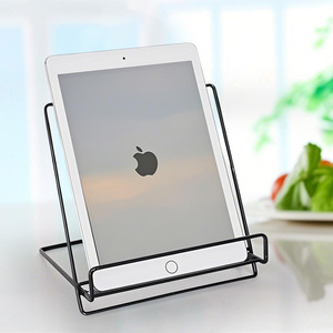 Metal Folding Cookbook <b>Stand</b> 20x18.5x21cm Stackable Desktop Reading Rack <b>For</b> Cooking Recipe Book <b>Tablet</b> Support - Product Image 3