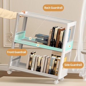 HAIXIN Collapsible Storage Container Stackable Storage <strong>Racks</strong> with Wheels Eco-friendly Organize <strong>Bins</strong> - Product Image 4