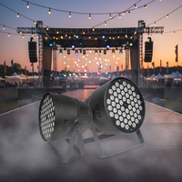 Projecteur PAR LED 3 en 1 pas cher 160W en métal pour DJ, événements et éclairage de scène avec contrôleur DMX sans fil