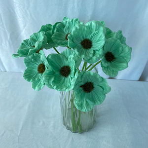 أوراق زهور الخشخاش الاصطناعية المصنوعة من البولي يوريثان بسعر تنافسي للديكور لتعزيز الجاذبية البصرية - Product Image 4