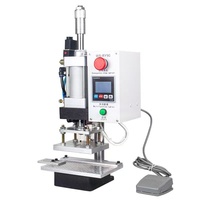 Machine de marquage à chaud pneumatique pour cuir, papier, plastique, bois, PVC, cartes